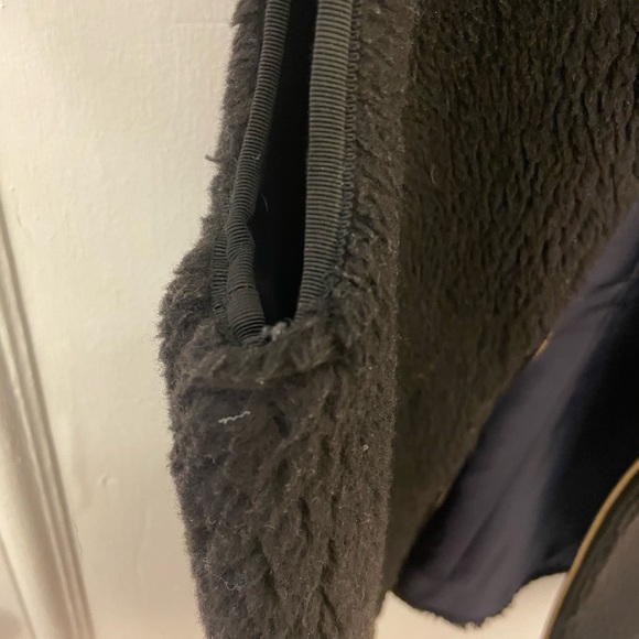 J. Crew Sherpa Vest, Black, XS - Picture 5 of 7